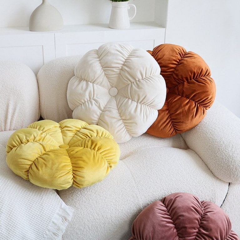 Velvet Pouffe Cushion 4