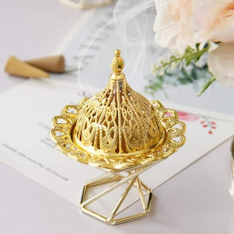 Mini Gold Incense Burner 2