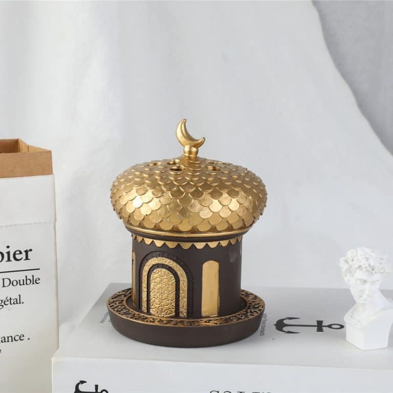 Mosque Incense Burner Black