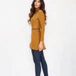 Modest Trendy Orange Navy Blue Burkini